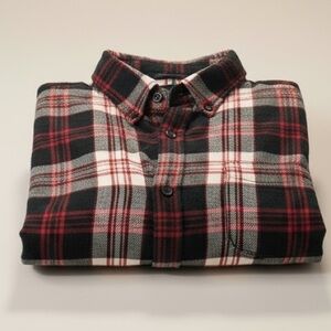 Lands End Classic Plaid Men's Shirt XLT